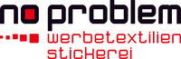 Logo Groß | No Problem Werbetextilien Stickerei
