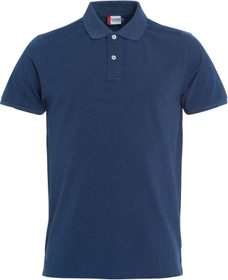 Kaufen blau-meliert Stretch Polo-Shirt | Premium