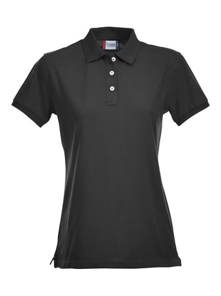 Kaufen schwarz Stretch Polo-Shirt | Premium Ladies