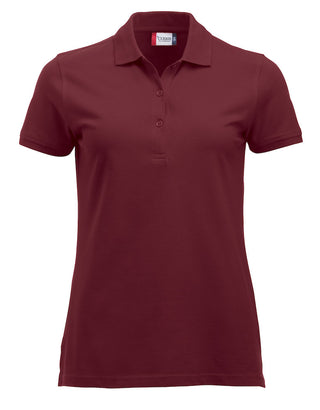 Kaufen bordeaux Tailliertes Damen Polo-Shirt | Marion | Warme Farben