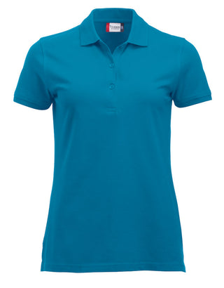 Kaufen turkis Tailliertes Damen Polo-Shirt | Marion | Kalte Farben