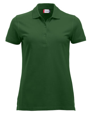 Kaufen flaschengrun Tailliertes Damen Polo-Shirt | Marion | Kalte Farben