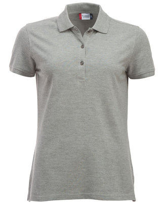 Kaufen grau-meliert Tailliertes Damen Polo-Shirt | Marion | Naturfarben