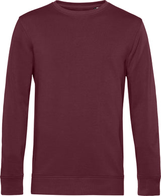 Kaufen burgundy Herren Sweater in Bio-Baumwolle | Organic Crew Neck | Farben