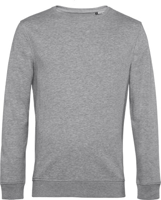 Kaufen heather-grey Herren Sweater in Bio-Baumwolle | Organic Crew Neck | Neutrale Farben