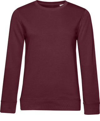 Kaufen burgundy Damen Sweater in Bio-Baumwolle | Organic Crew Neck | Farben