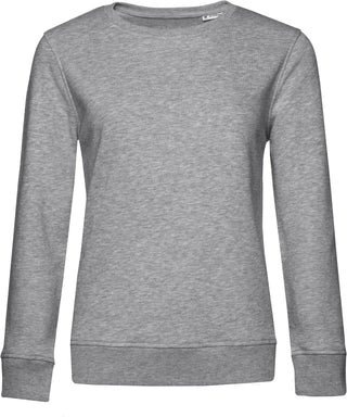 Kaufen heather-grey Damen Sweater in Bio-Baumwolle | Organic Crew Neck | Neutrale Farben
