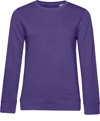 Kaufen radiant-purple Damen Sweater in Bio-Baumwolle | Organic Crew Neck | Farben
