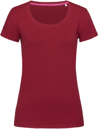 Kaufen bordeaux Damen Stretch T-Shirt | Claire
