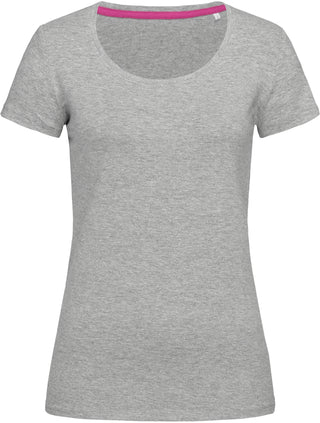 Kaufen grey-heather Damen Stretch T-Shirt | Claire