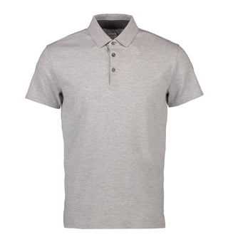 Kaufen grau-meliert Exklusives Jersey Polo-Shirt | S600