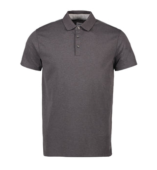 Kaufen dunkelgrau-meliert Exklusives Jersey Polo-Shirt | S600
