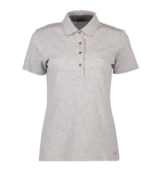 Kaufen grau-meliert Exklusives Jersey Damen Polo-Shirt | S610