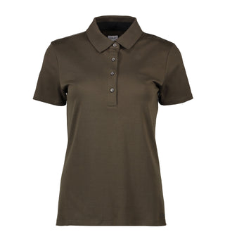 Kaufen oliv Exklusives Jersey Damen Polo-Shirt | S610