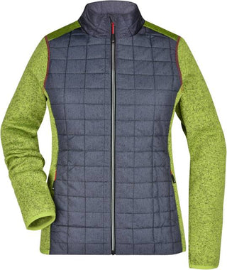 Kaufen kiwi-melange-anthracite-melange Damen Strick Hybrid Jacke | JN 741