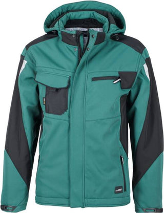Kaufen dark-green-black Workwear Winter Softshell Jacke - Strong | JN 824
