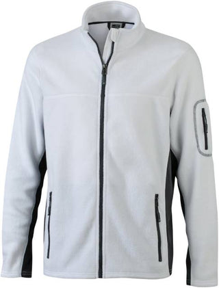 Kaufen white-carbon Herren Workwear Microfleece Jacke - Strong | JN 842