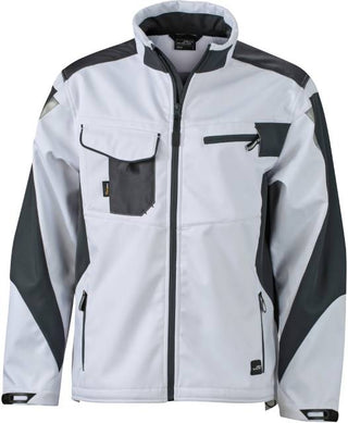 Kaufen white-carbon Workwear Sommer Softshell Jacke - Strong | JN 844
