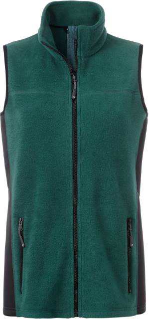 Kaufen dark-green-black Damen Workwear Fleece Gilet - Strong | JN 855
