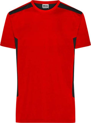 Kaufen red-black Herren Workwear T-Shirt - Strong | JN 1824