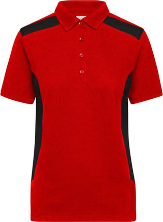 Kaufen red-black Damen Workwear Polo - Strong | JN 1825