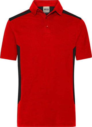 Kaufen red-black Herren Workwear Polo - Strong | JN 1826