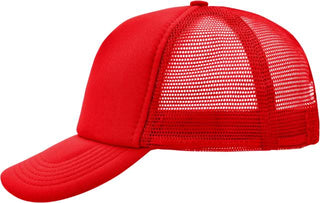 Kaufen red 5 Panel Polyester Mesh Kappe | MB 70