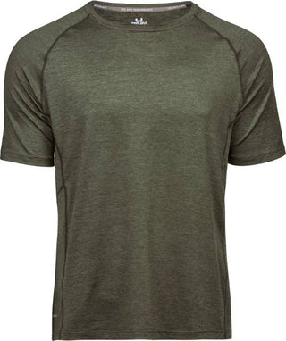 Kaufen olive-melange Herren CoolDry Sport Shirt | 7020