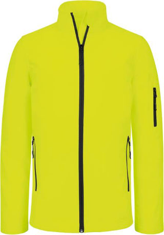 Kaufen fluprescent-yellow Herren 3-Lagen Softshell Jacke | K 401