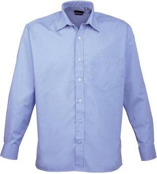 Kaufen mid-blue Popeline Hemd langarm | PR200 | Kalte Farben