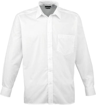 Kaufen white Popeline Hemd langarm | PR200 | Naturfarben