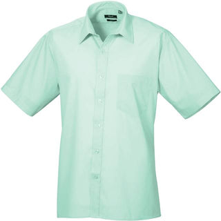 Kaufen aqua Popeline Hemd kurzarm | PR202 | Kalte Farben