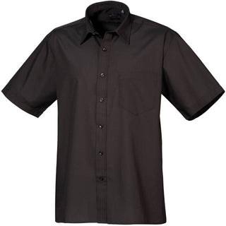 Kaufen black Popeline Hemd kurzarm | PR202 | Naturfarben