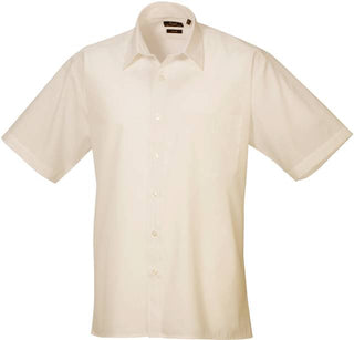 Kaufen natural Popeline Hemd kurzarm | PR202 | Naturfarben
