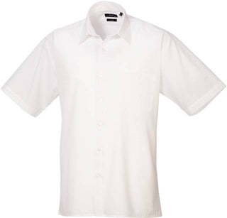 Kaufen white Popeline Hemd kurzarm | PR202 | Naturfarben
