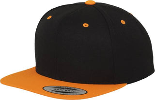 Kaufen black-neon-orange 6 Panel Snapback Kappe | 6089