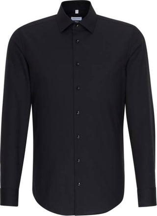 Kaufen black Shirt Slim LSL | 785198