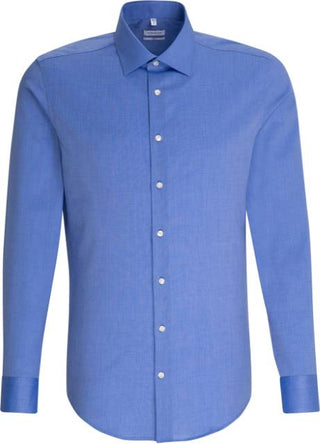 Kaufen mid-blue Shirt Slim LSL | 785198